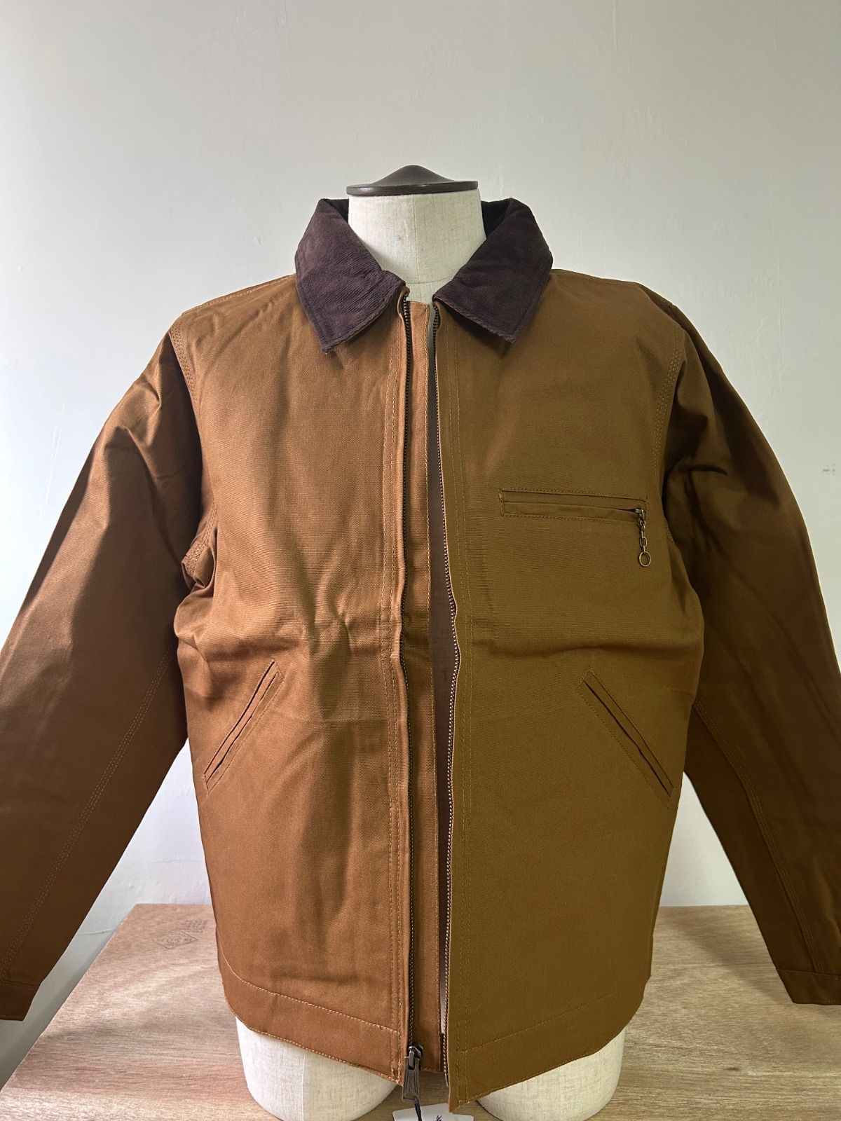 ヒューストン　ワークジャケット　ブラウン　ダック地　XL HOUSTON/DUCK JACKET』 | RUBBER DUCK