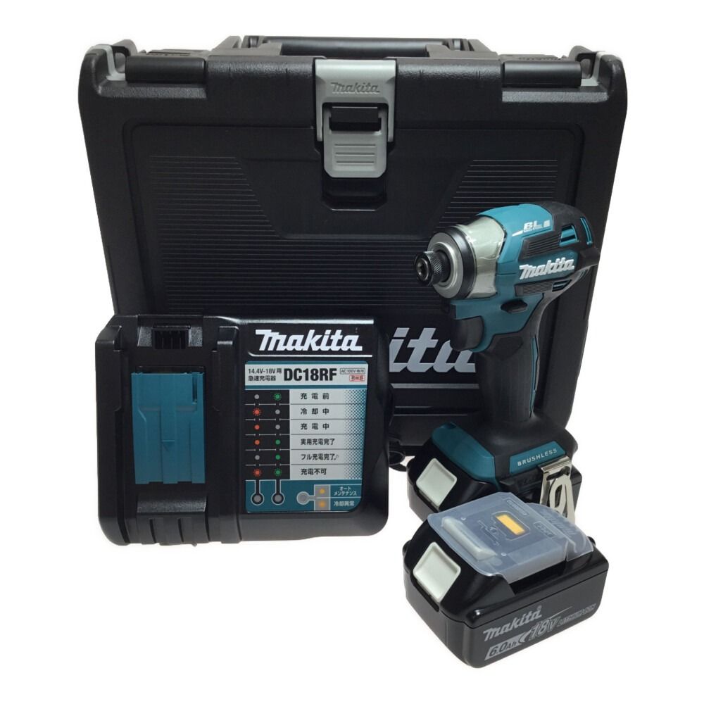 ΘΘMAKITA マキタ インパクトドライバ 未使用品 付属品完備 ④ TD173DRGX ブルー