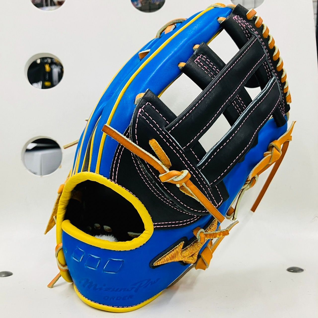 BSS限定 ダイバーシティブルー ミズノプロ 軟式 外野用 グローブ 5DNA