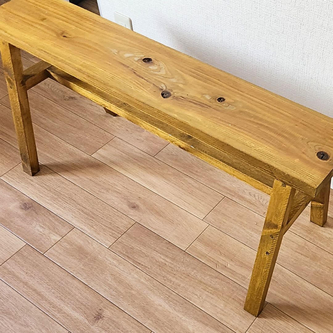 新生活を彩るシンプルな木製/ベンチ/スツールチェア