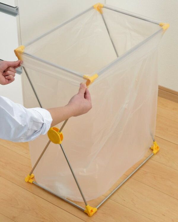 ダストスタンド 70L 6個組　YE・YK-800010S[検索用キーワード＝ごみ袋スタンド　ゴミ袋 スタンド　ゴミ箱 70l　ゴミ袋ホルダー　6個] ダストスタンド 70L 6個組 YE・YK-800010S