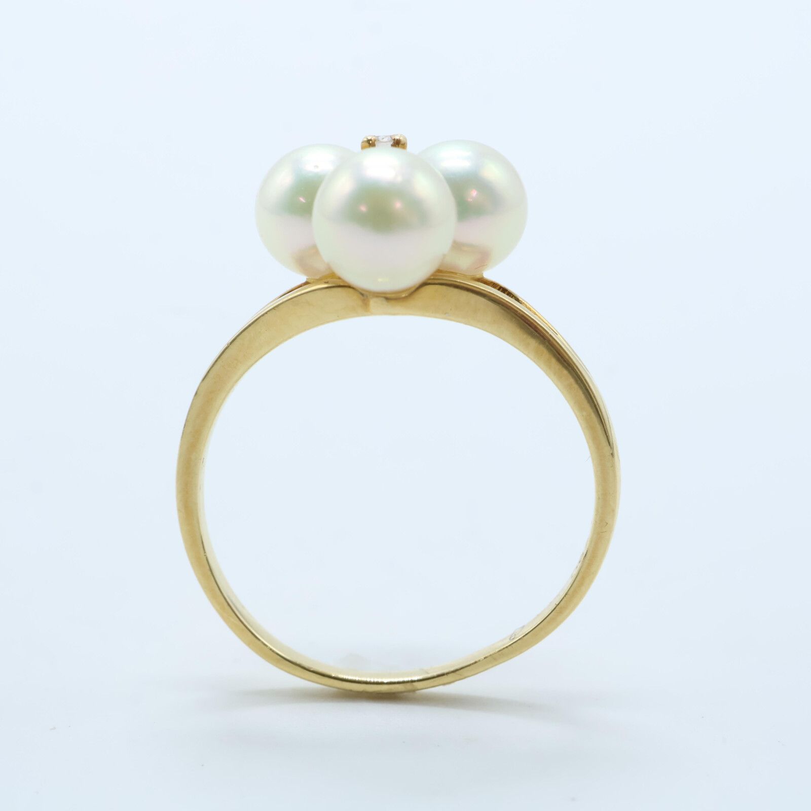 MIKIMOTO ミキモト 750 1Pダイヤモンド/5.8mm 3Pパール 12号 - メルカリ 