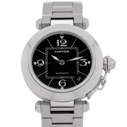 カルティエ Cartier パシャ C W31076M7 Cartier Pasha 自動巻き 腕時計 メンズ ユニセックス 黒