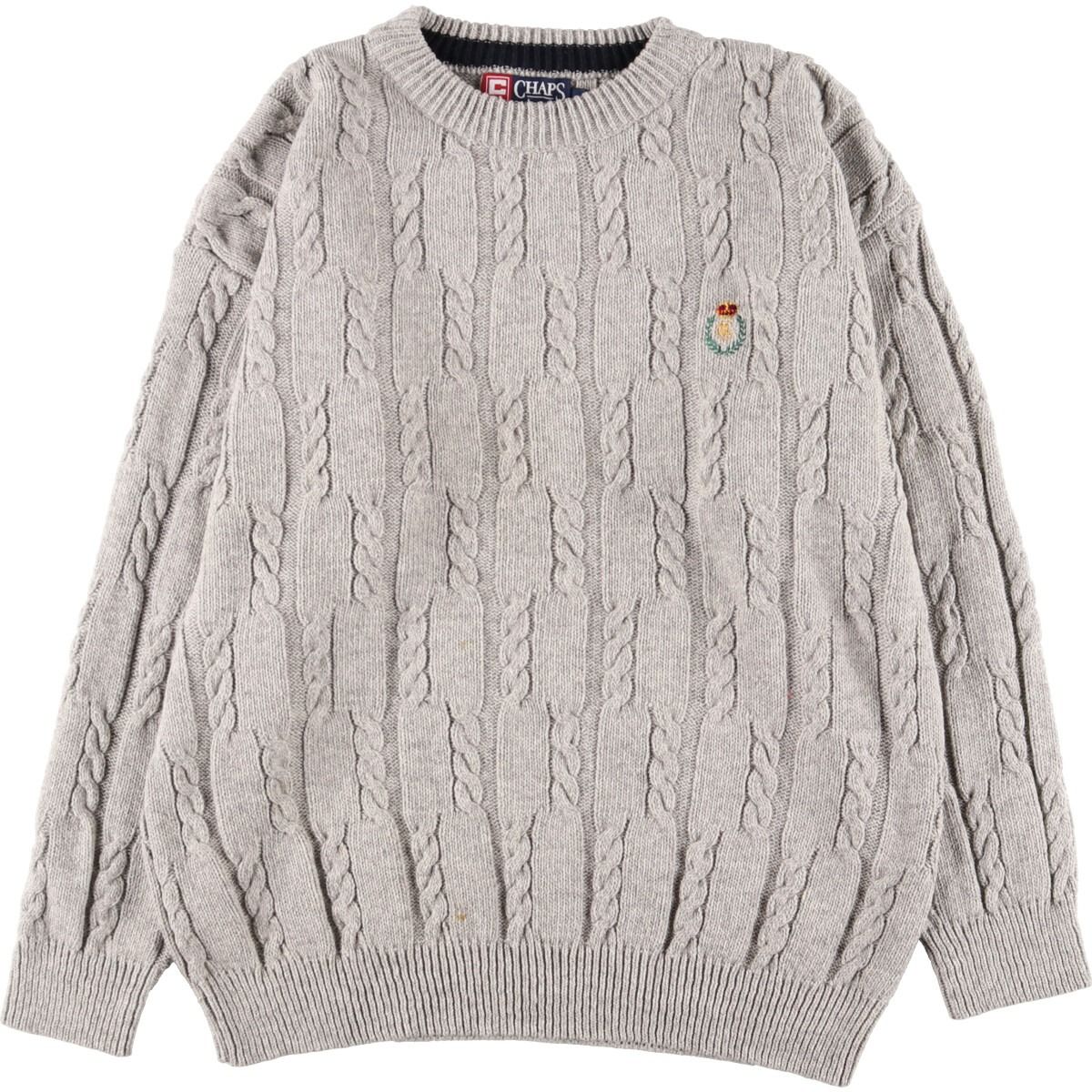 古着 90年代 ラルフローレン Ralph Lauren CHAPS チャップス ケーブル 