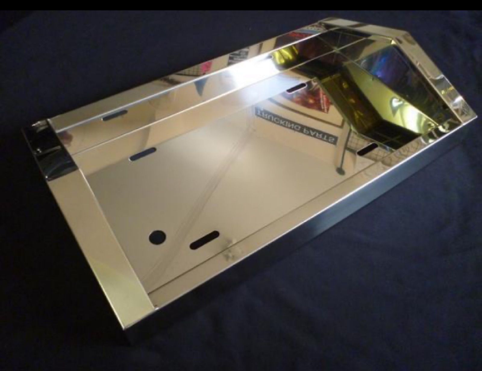 とんがりナンバー枠大型用 ステンレス