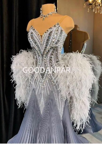 オーダーメイド 社交ダンス衣装 スタンダードドレス 色変更可 オーダー