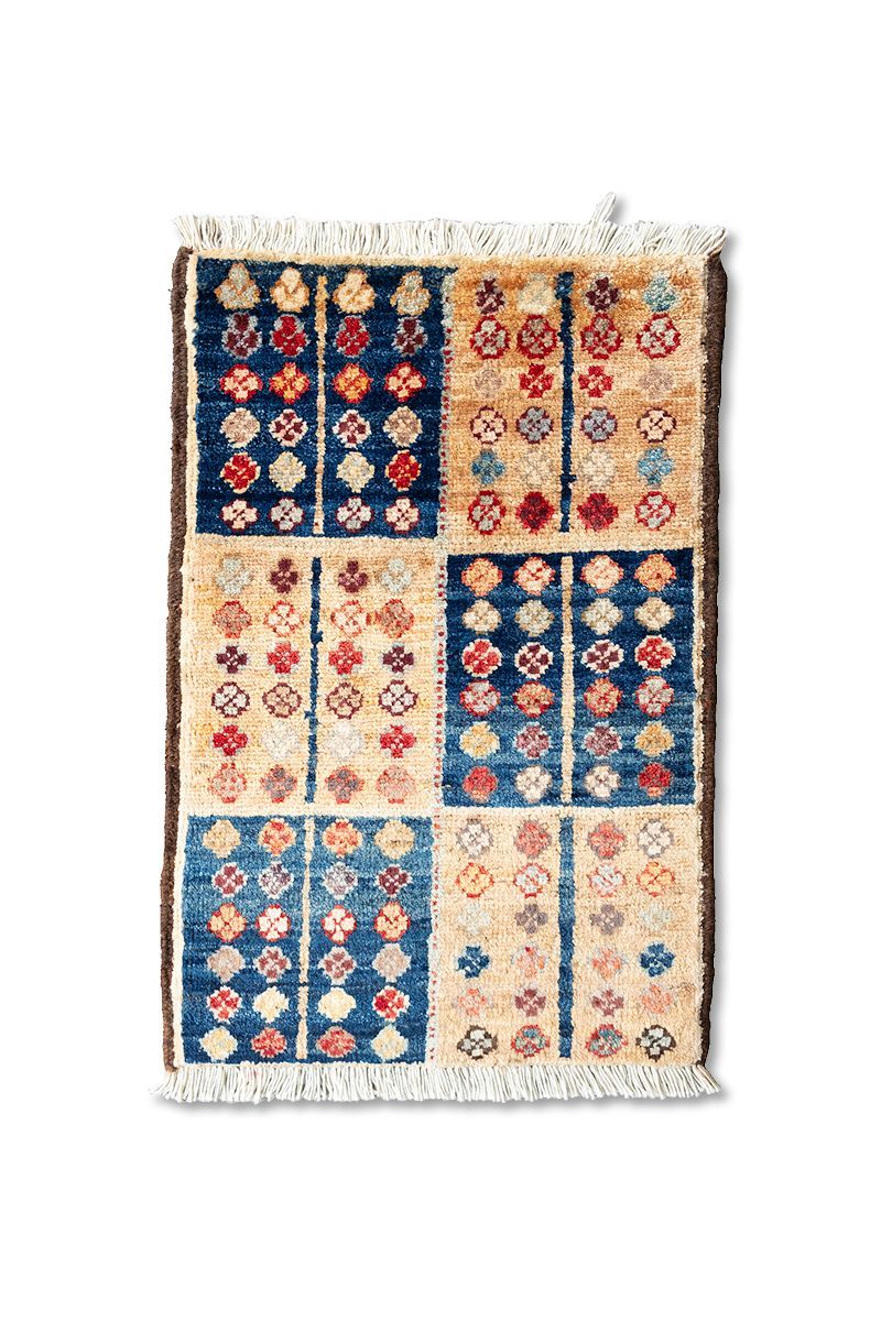 未使用品　60 x 40cm　00s SMALL RUG by Trukmen　トライバルラグ アフガンラグ トルクメン ペルシャ絨毯