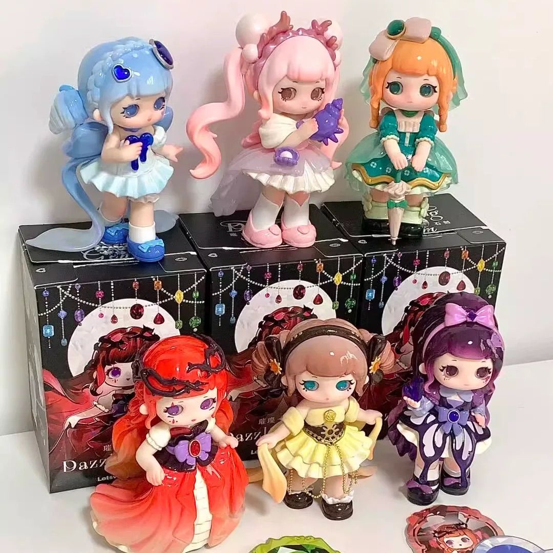 【6点購入｜開封済】Letsvan x Ziyuli 又梨 Season5 璀璨石刻 “きらきら光る石の彫刻” 海外限定 Lolita Style 人形 人偶 ドール 置物 ブラインドボックス【モデル：Size：高さ14cm】6点