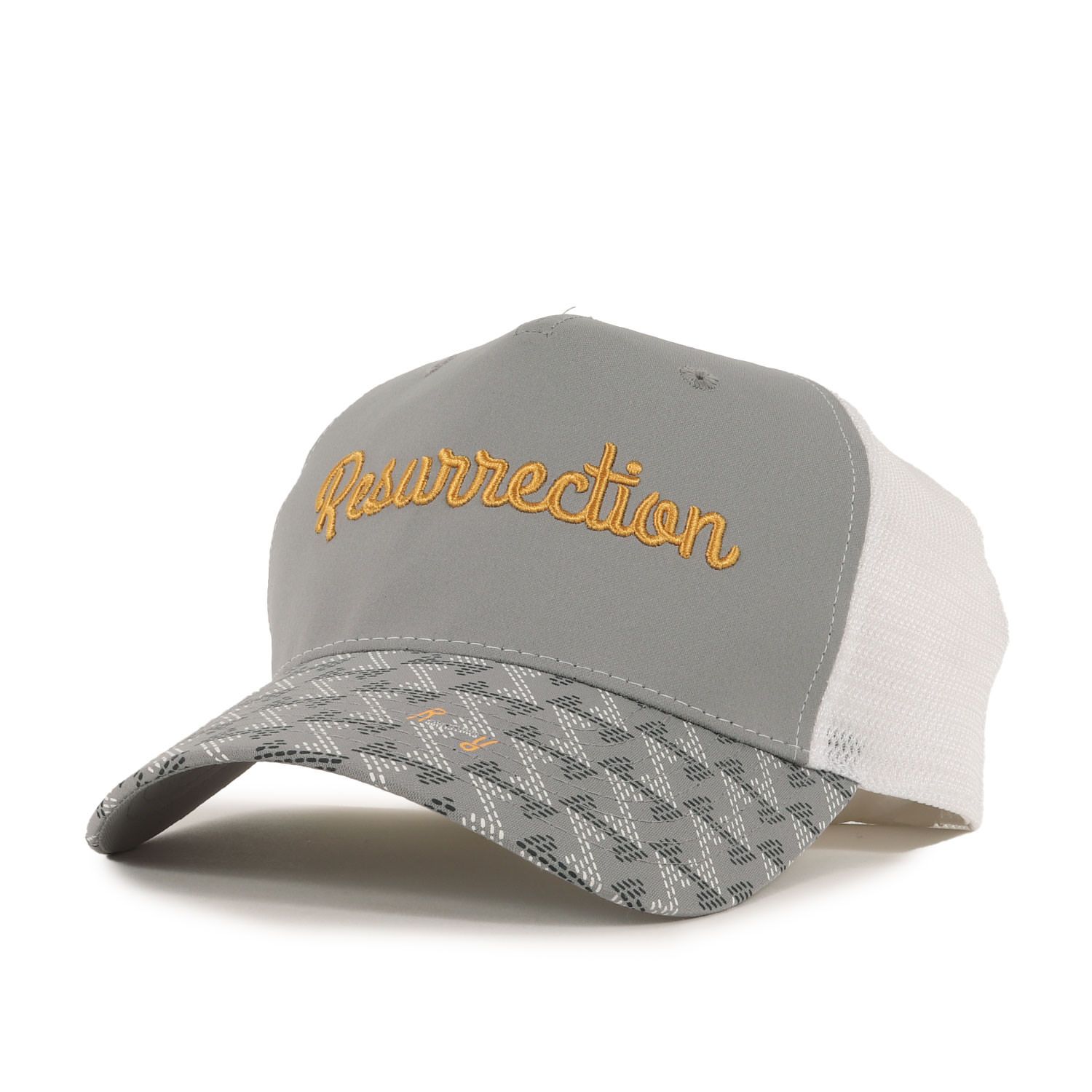 Resurrection メッシュバックキャップ Resurrection - GM EMBOSS MESH CAP / ブランドロゴ刺繍