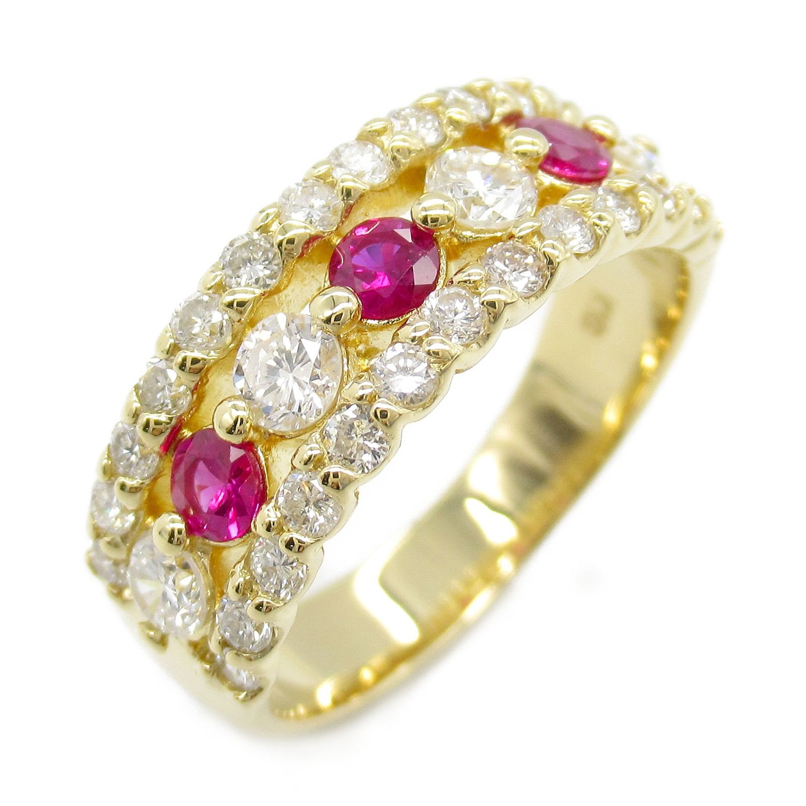 JEWELRY リング・指輪 ルビー ダイヤモンド リング ﾙﾋﾞｰ 5.7g #12.5 