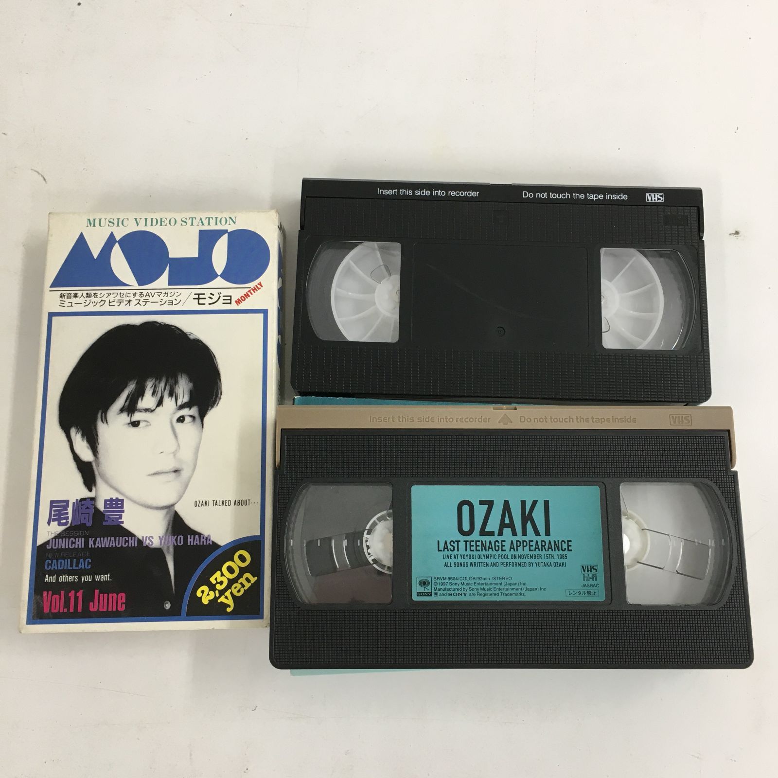 02m0634 尾崎豊 VHS ビデオテープ まとめ売り I LOVE YOU MOJO 告白 confession The Memorial 他  ※現状品 中古品