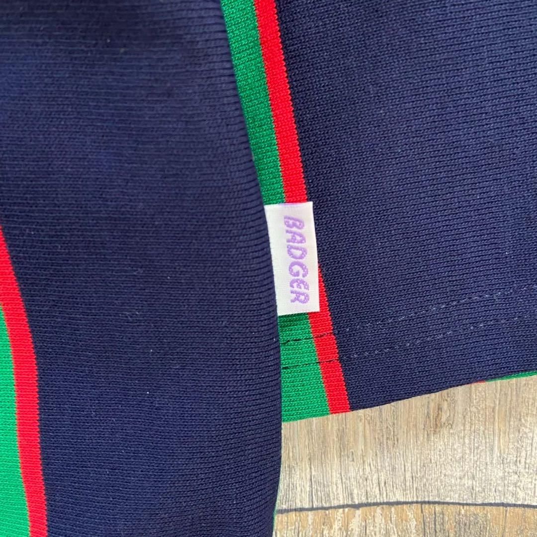 TRIPLE CROWN トリプルクラウン 長袖 ストライプ ポロシャツ 40 TRIPLE