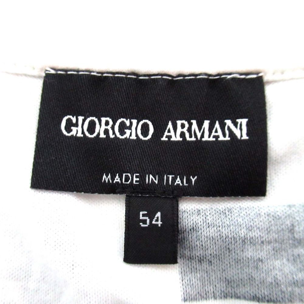 美品 GIORGIO ARMANI ジョルジオアルマーニ レターロゴプリント 半袖 T  