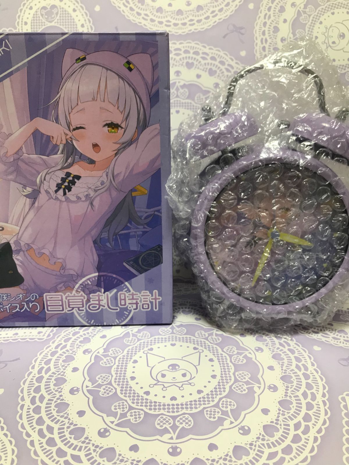 紫咲シオンのボイス入り目覚まし時計 ホロライブ 動作確認済