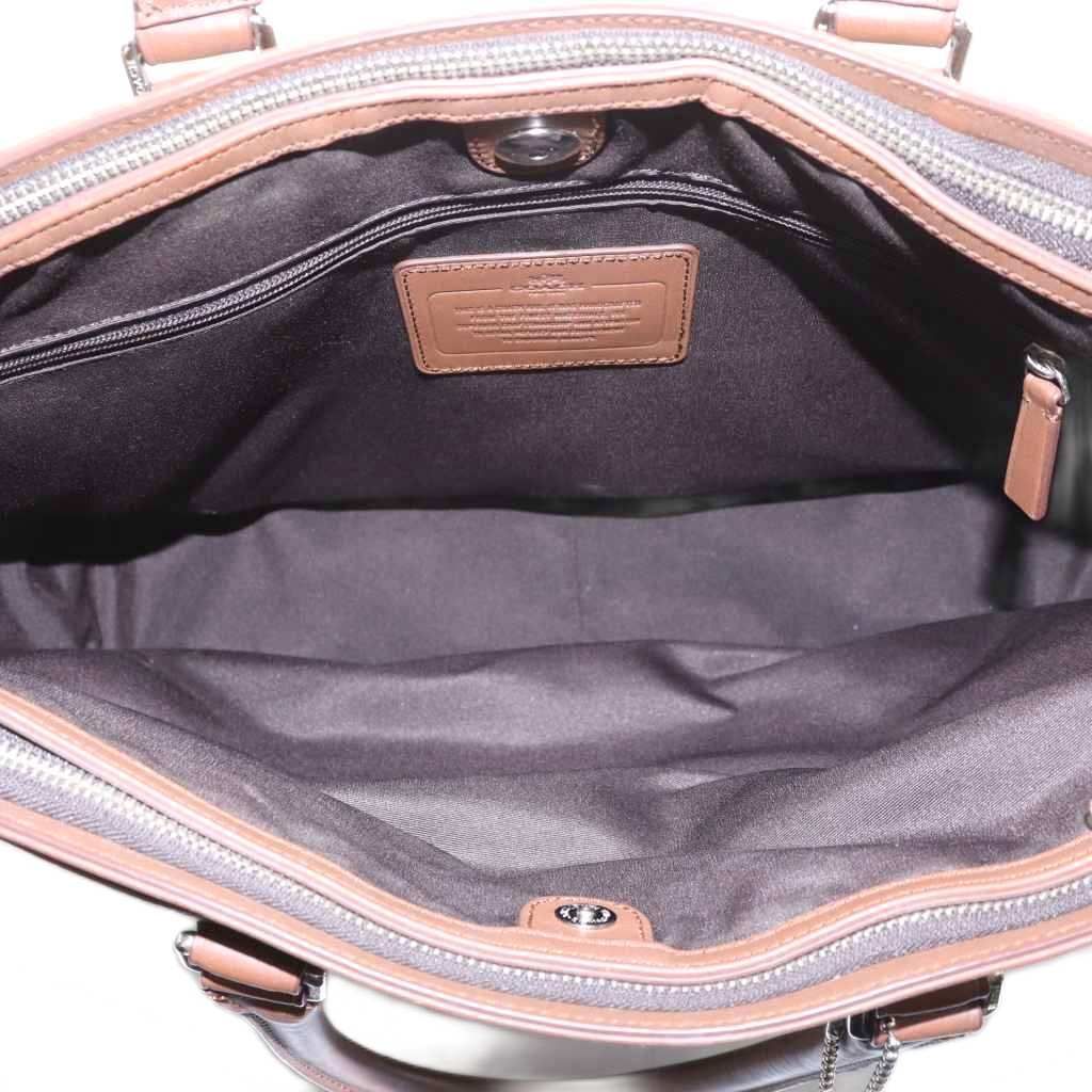 大容量5層✨コーチ レキシントン メトロポリタントート ブラウン 2WAY コーチ COACH レキシントン メトロポリタン トートバッグ