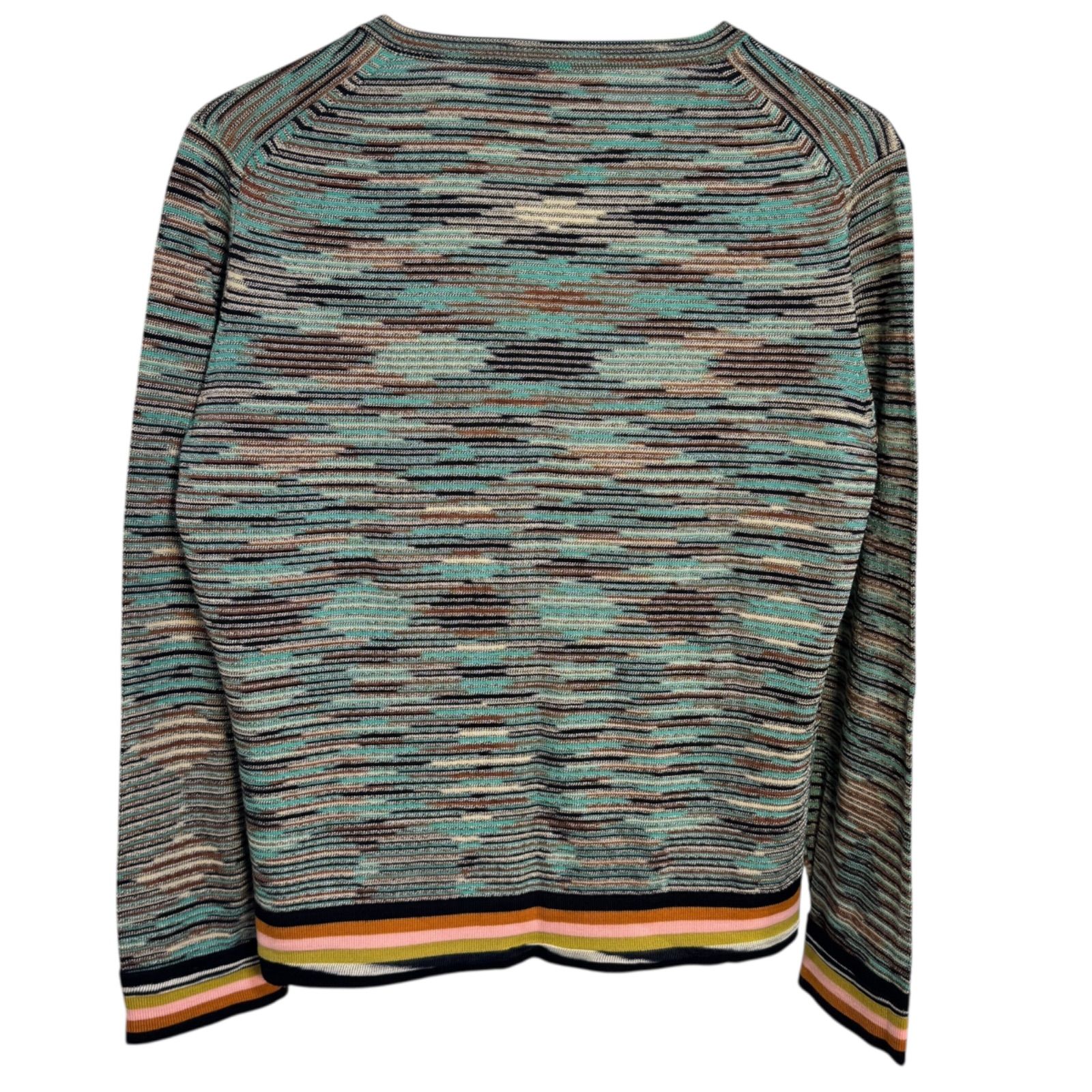 Z1518MISSONI ミッソーニ カーディガン ボーダー マルチカラー