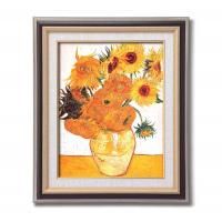 ゴッホ ひまわり(立体加工付き)F6紘黒 1755640 ゴッホ ひまわり(立体