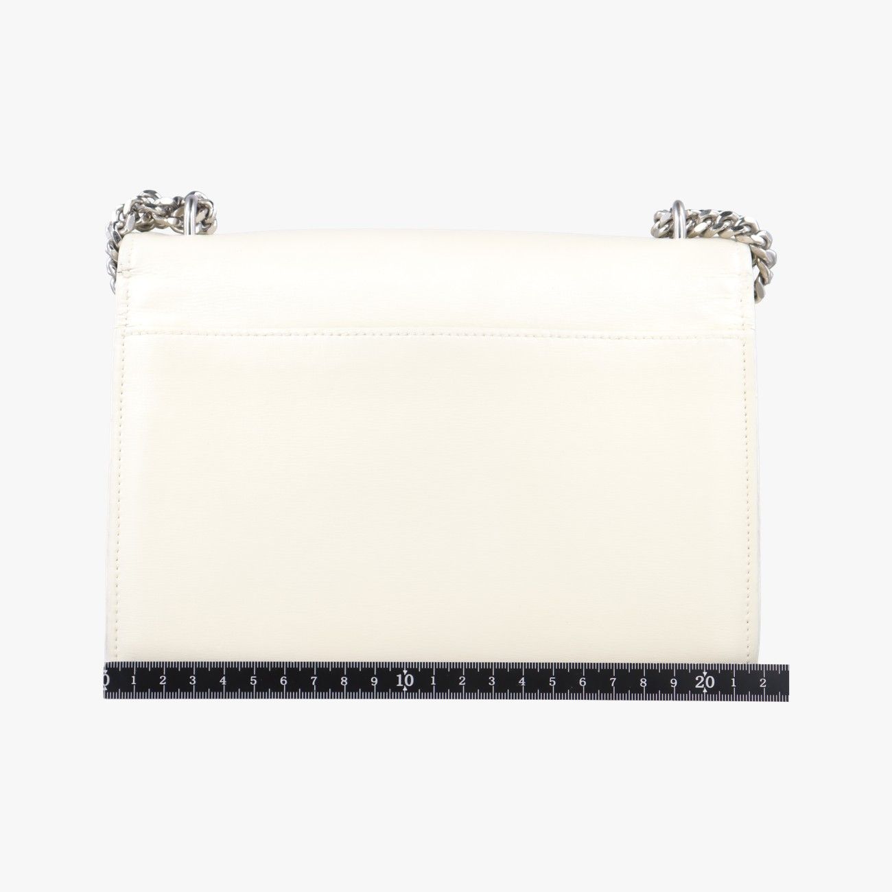 イヴサンローランYves Saint Laurentサンセットホワイトレザー442906FLY442906.1017