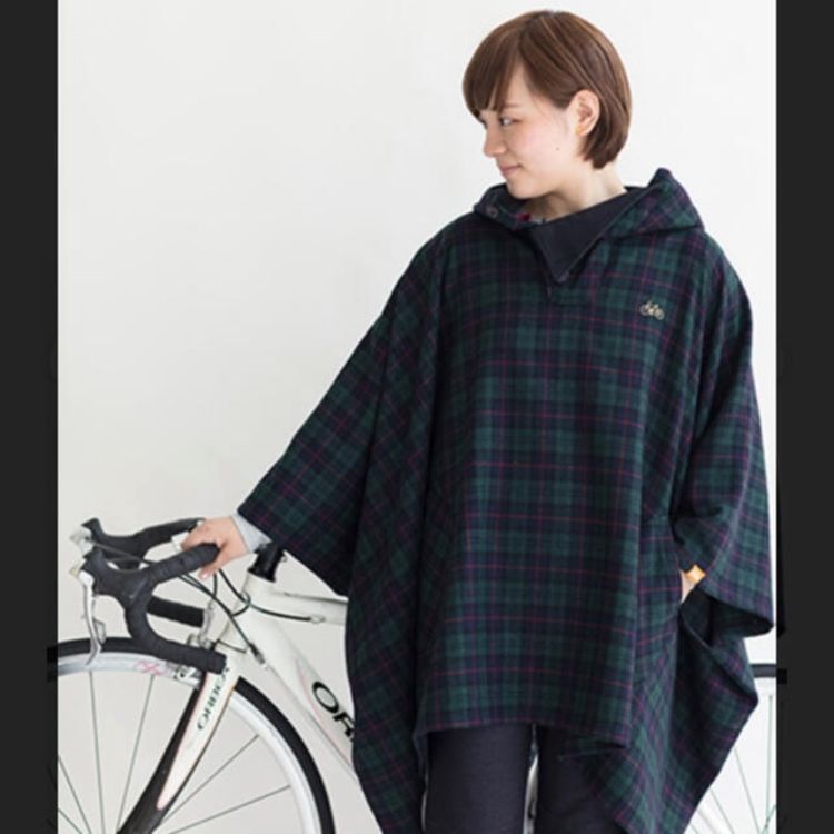 ☆SOU・SOU le coq sportif☆バイクポンチョ☆チェック柄 - メルカリ