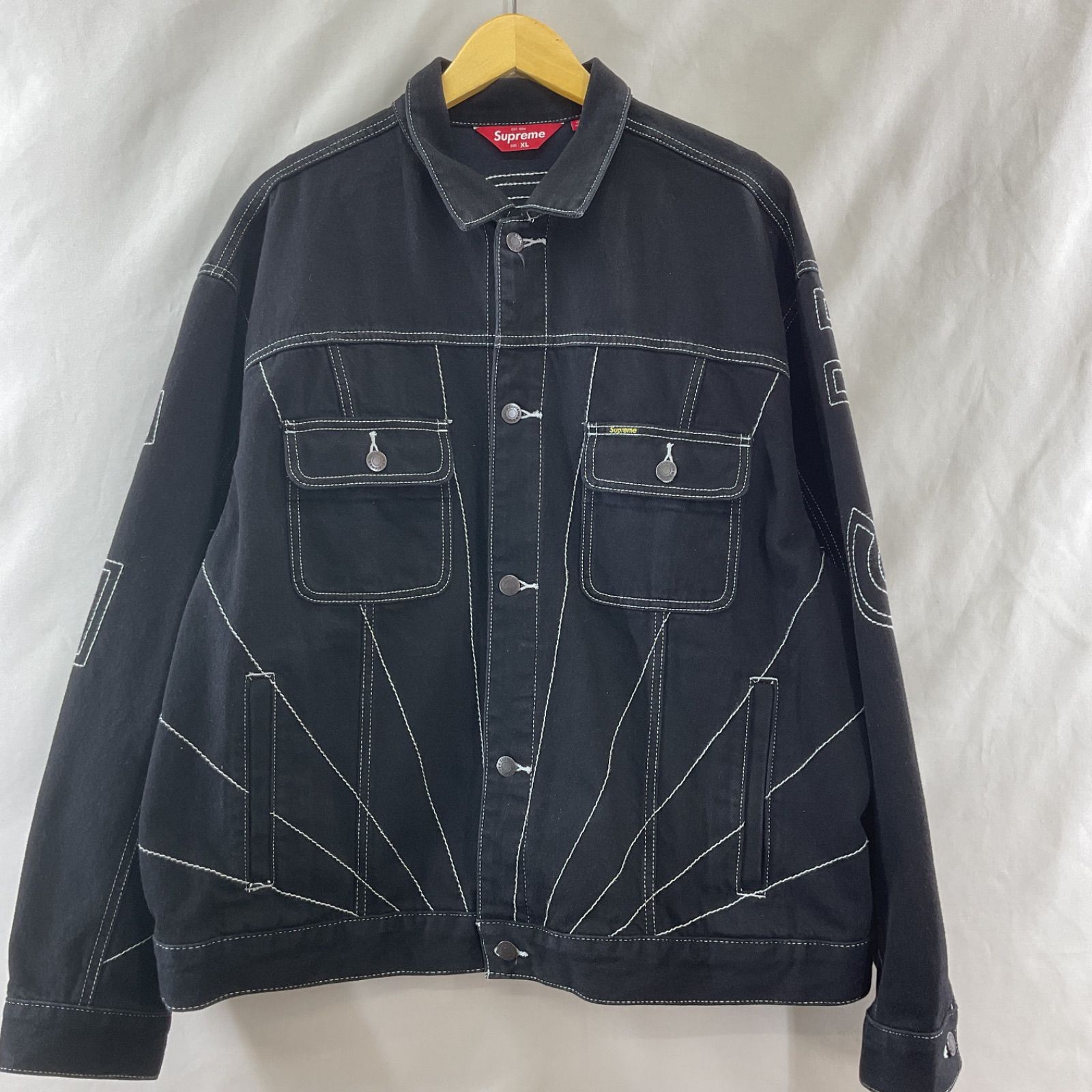 シュプリーム デニムトラッカージャケット Mサイズ Supreme☆Denim Trucker Jacket デニム トラッカージャケット