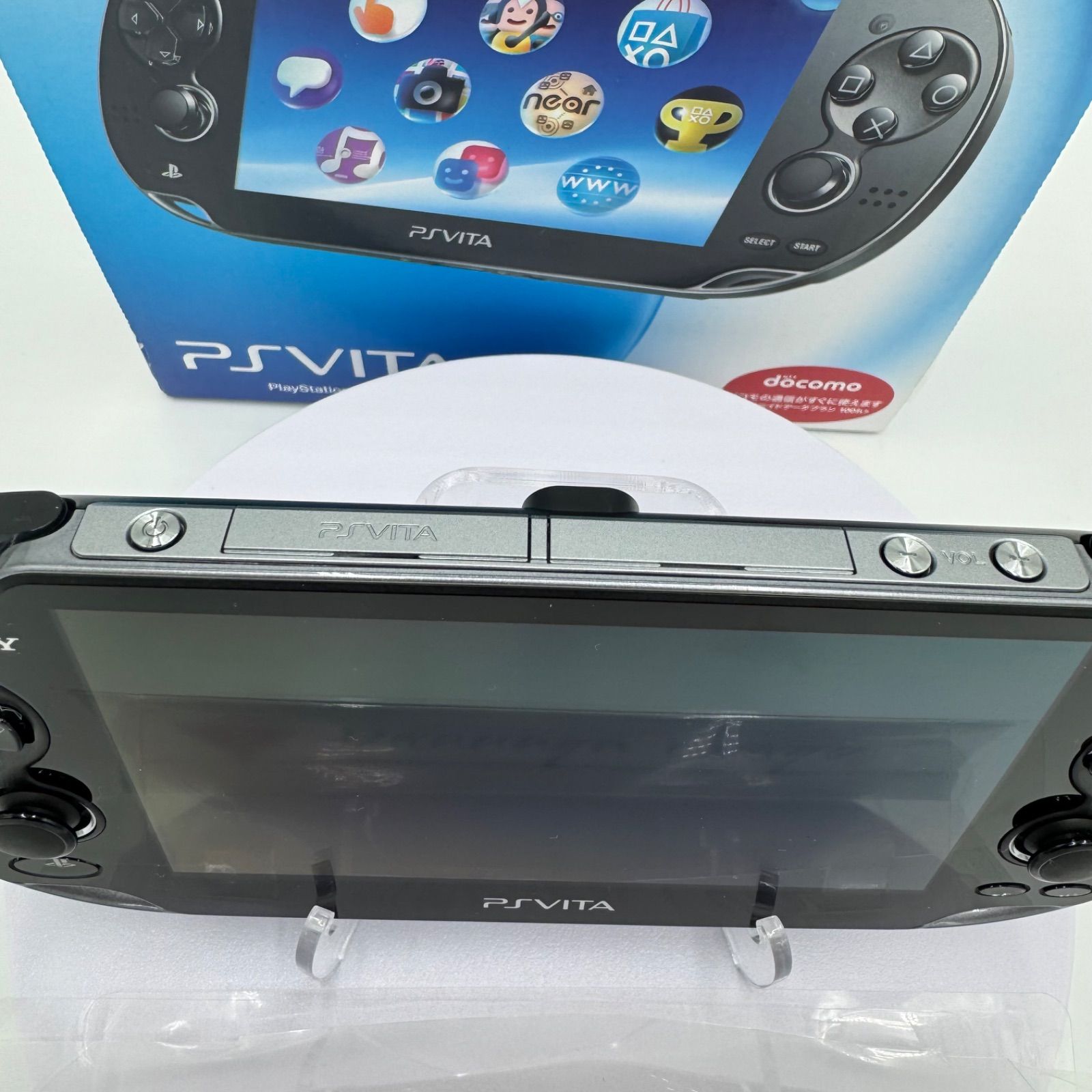 SONY PS Vita 本体 3G/Wi-Fi 8GB 付属 PCH-1100 ビータ ほぼ未使用品 