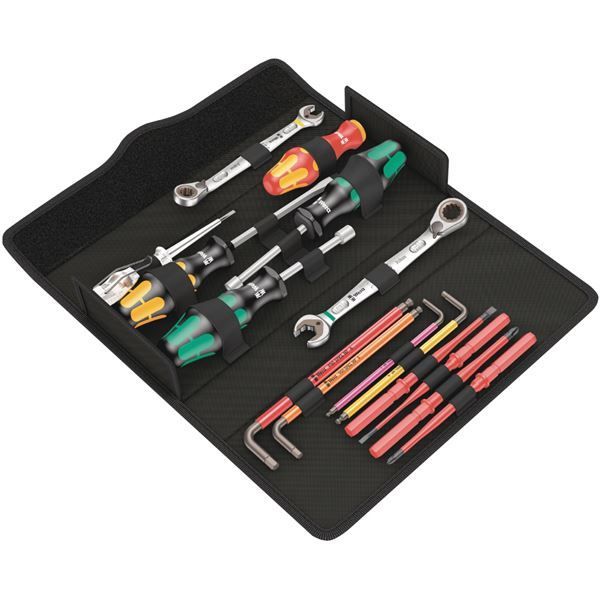 WERA ヴェラ 15点組 配管工事向け クラフトフォーム コンパクト 工具セット 収納ケース付 136026 工具 ツール DIY 作業工具 道具
