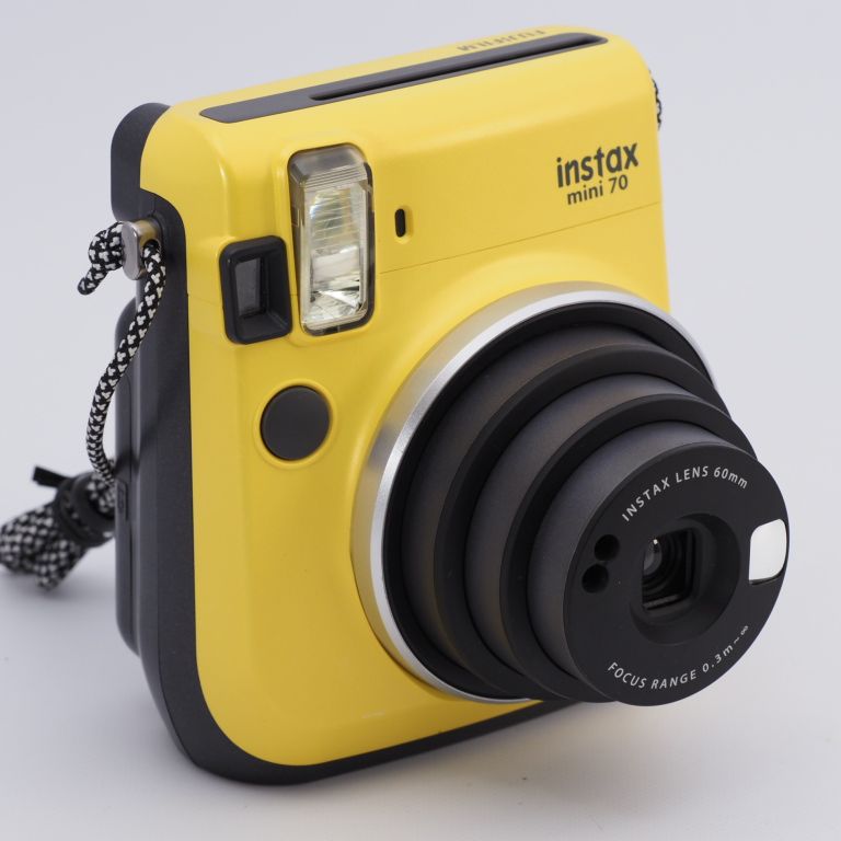 FUJI FILM INSTAX MINI 70N YELLOW チェキ本体 - フィルムカメラ