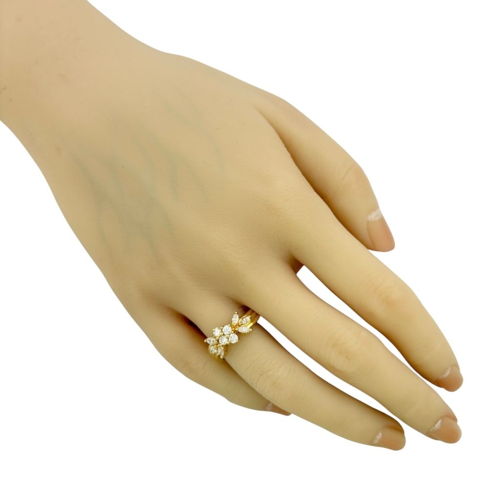 リング 指輪 11号 18金 K18イエローゴールド ダイヤモンド レディース