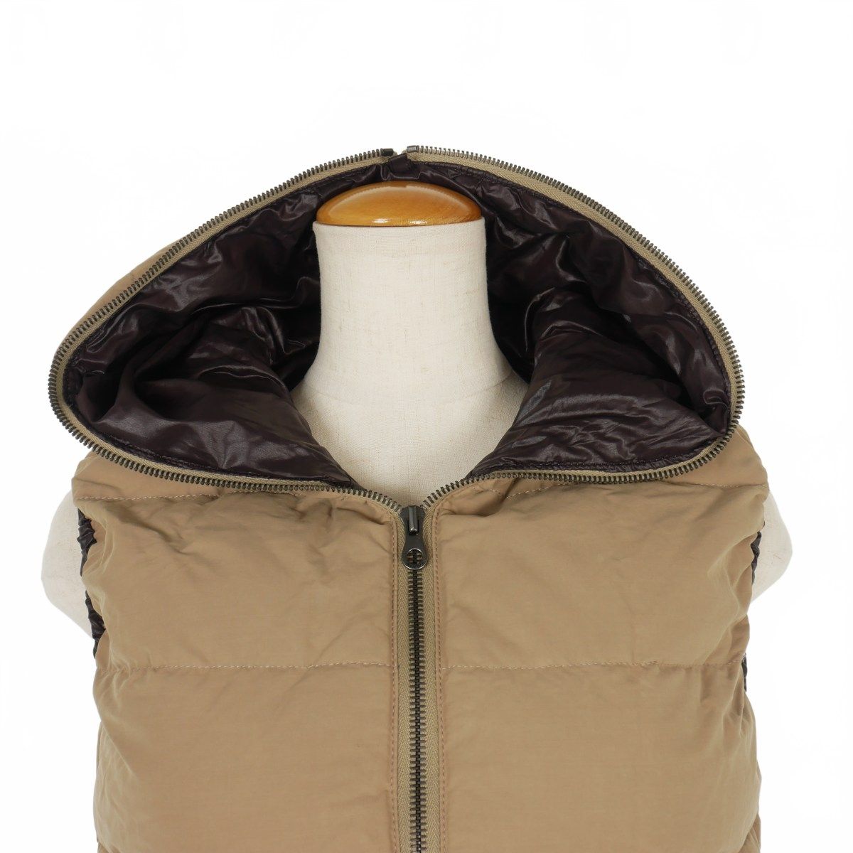 デュベティカ DUVETICA FEBEDUE ピーチスキン ダウンベスト コットン