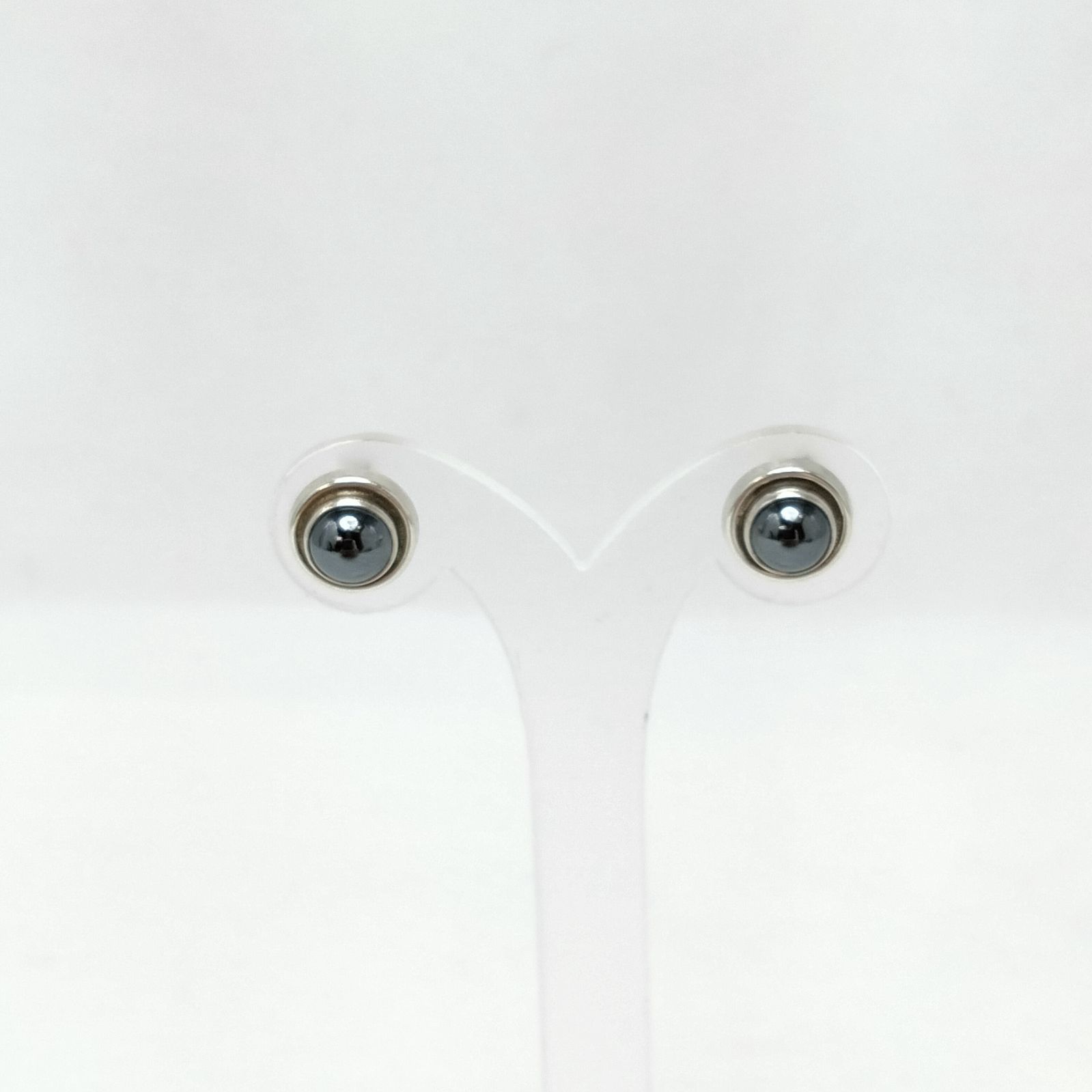 ジョージジェンセン ヘマタイトピアス   ✨️GEORG JENSEN✨️ジョージジェンセン ヘマタイトピアス