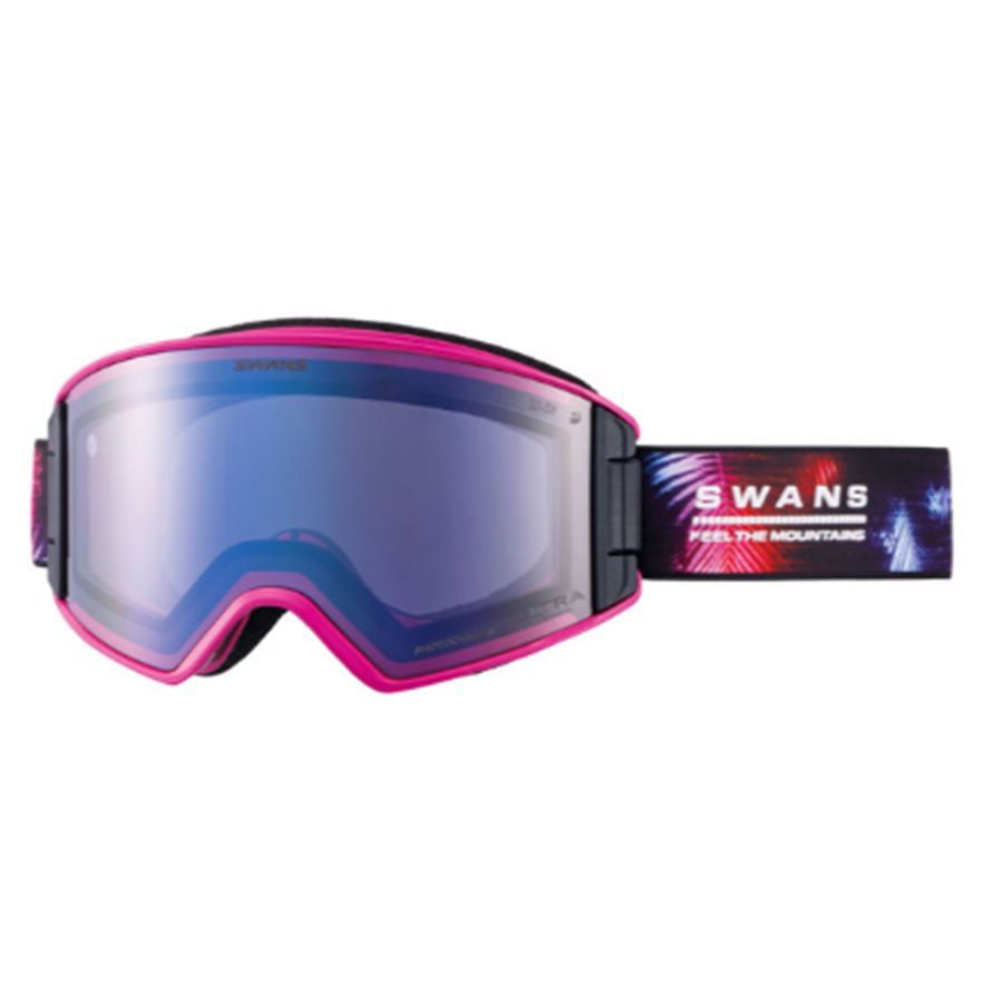 25-26 SWANS スワンズ ゴーグル スノーボード OUTBACK OB-MDH-CU-LP ROP ローズピンク ULTRA 調光 ミラー メンズ レディース