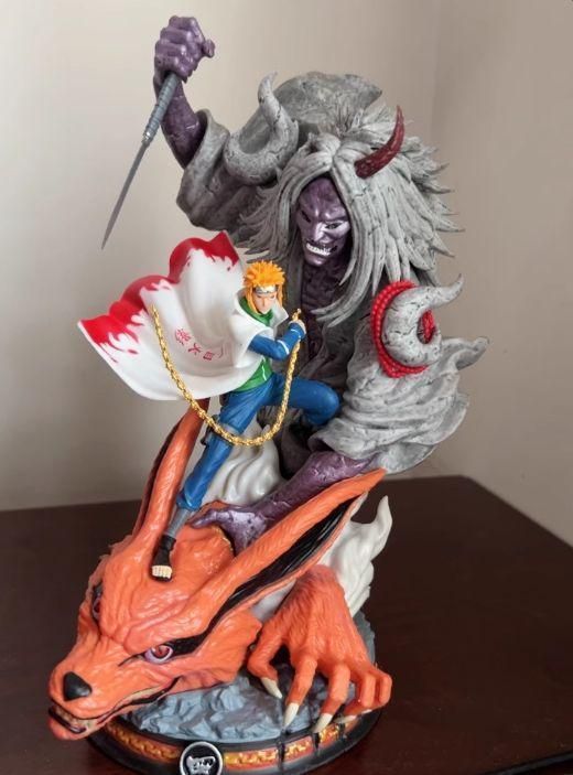 ナルト 千手柱間 波風ミナト フィギュア ガレージキット 28 CM