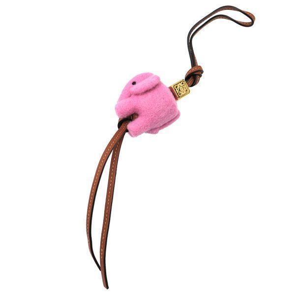 ロエベ エレファント チャーム フェルト＆カーフ C880232X03 Aランク