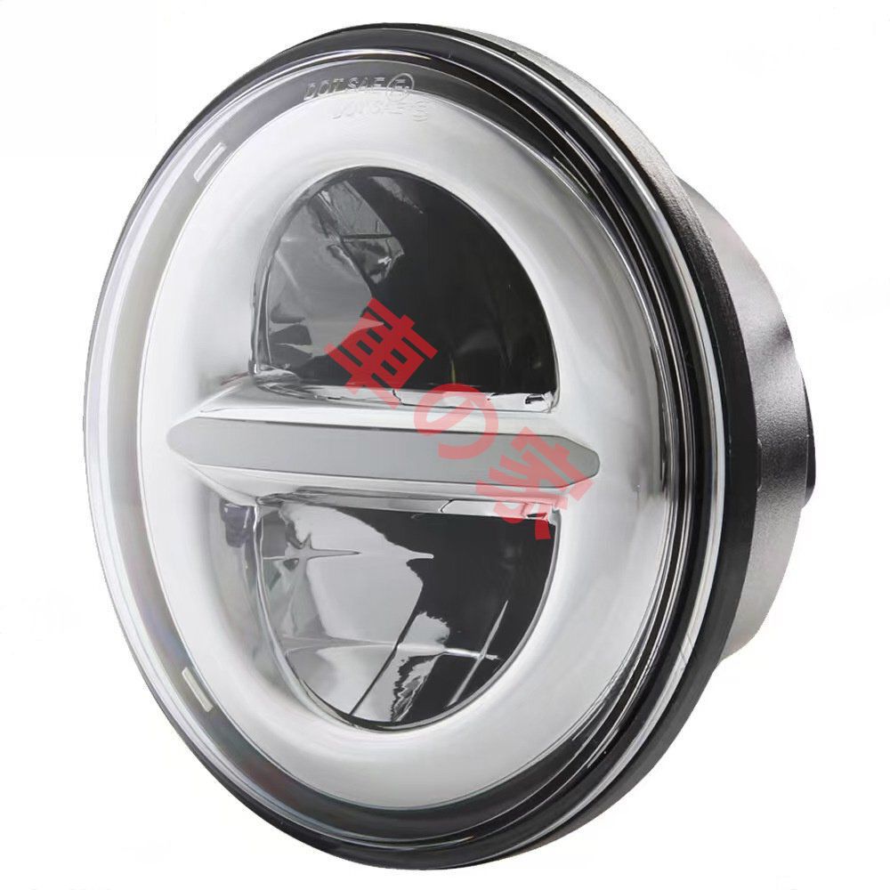 7インチ 60W JEEP JK LED ヘッドライト TJ ジムニー ハマーH2 HI.Low.DRL.ウインカー シルバー メッキ 車検対応 2個