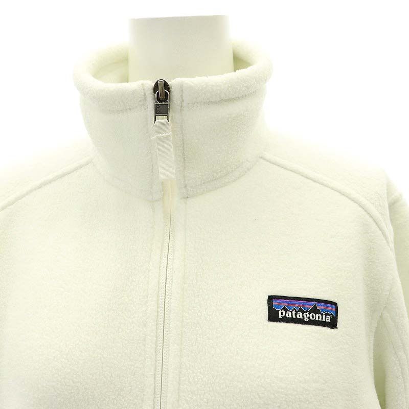 パタゴニア Patagonia フリースジャケット ジップアップ S 白 パタゴニア Patagonia フリースジャケット ジップアップ S 白