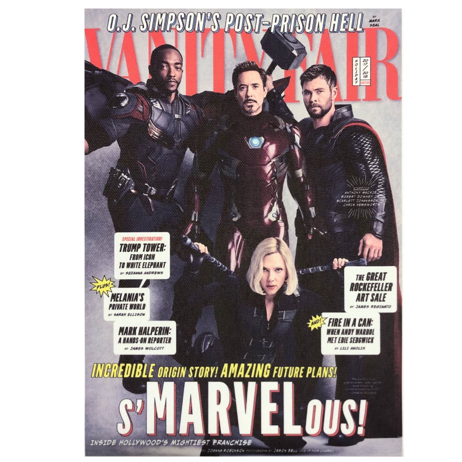 424A4 アベンジャーズ 映画 ポスター 雑誌 マーベル トニースターク - メルカリ