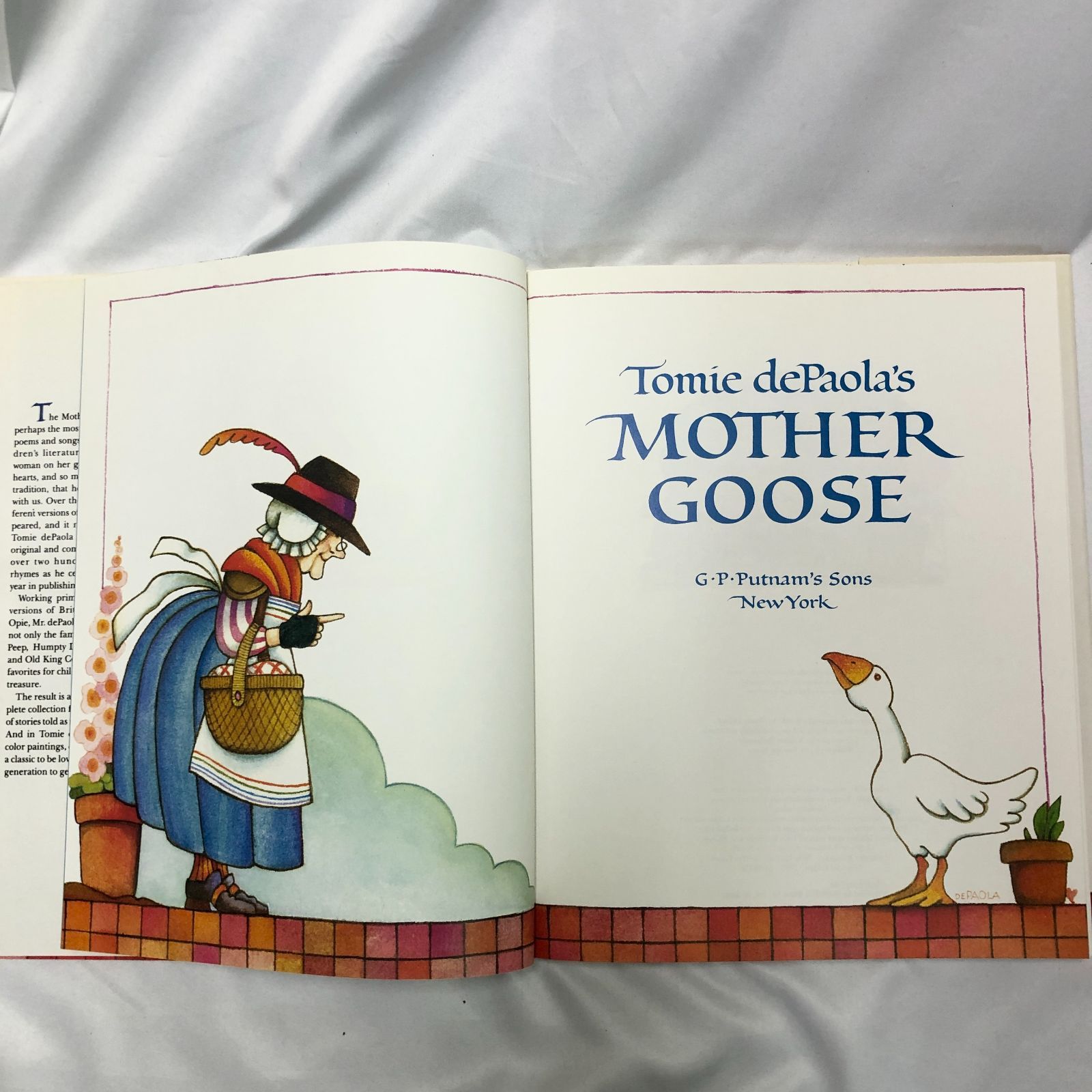 洋書絵本】Tomie dePaola's MOTHER GOOSE マザーグース