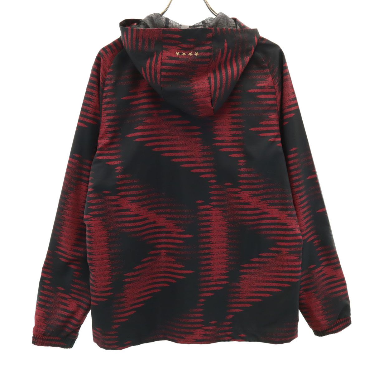 adidas アディダス サッカー ウインドブレーカー M 黒×赤 ドイツ adidas アディダス サッカー ウインドブレーカー M 黒×赤 ドイツ