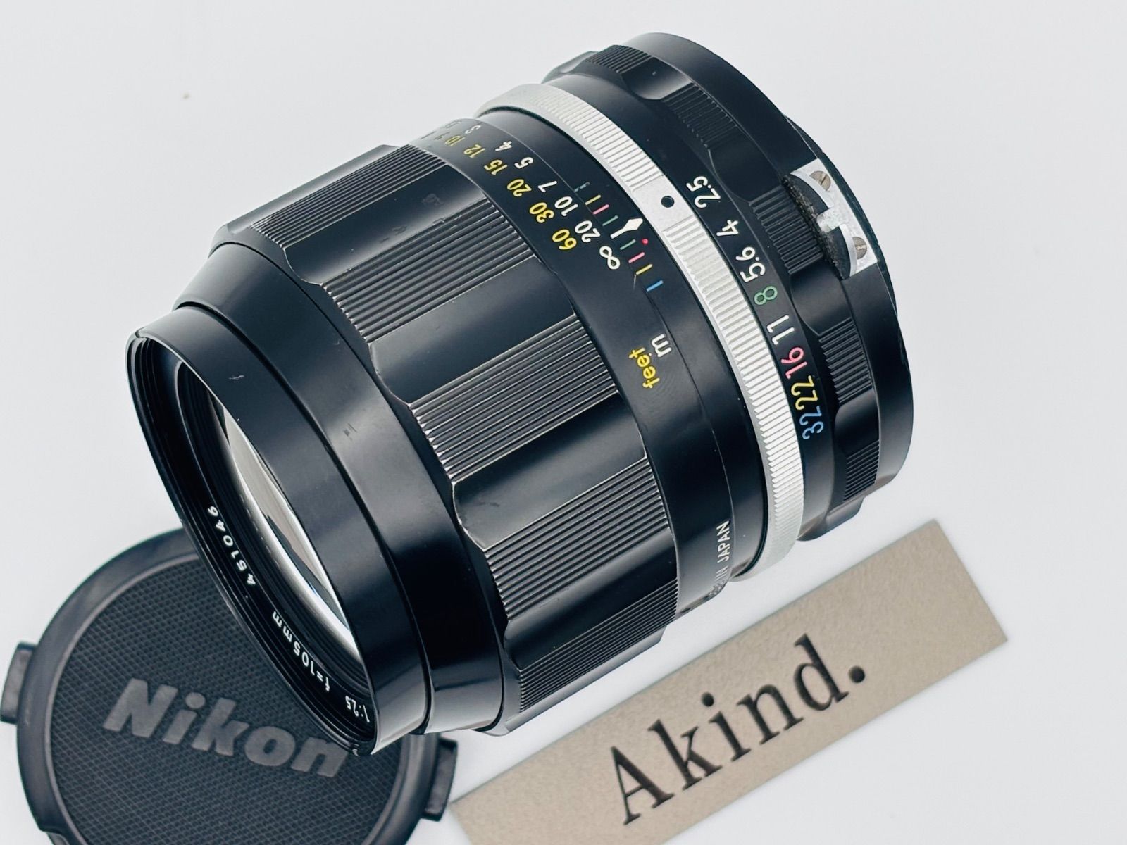 美品】Nikon NIKKOR-P Auto 105mm F2.5 非Ai ニコン Fマウント