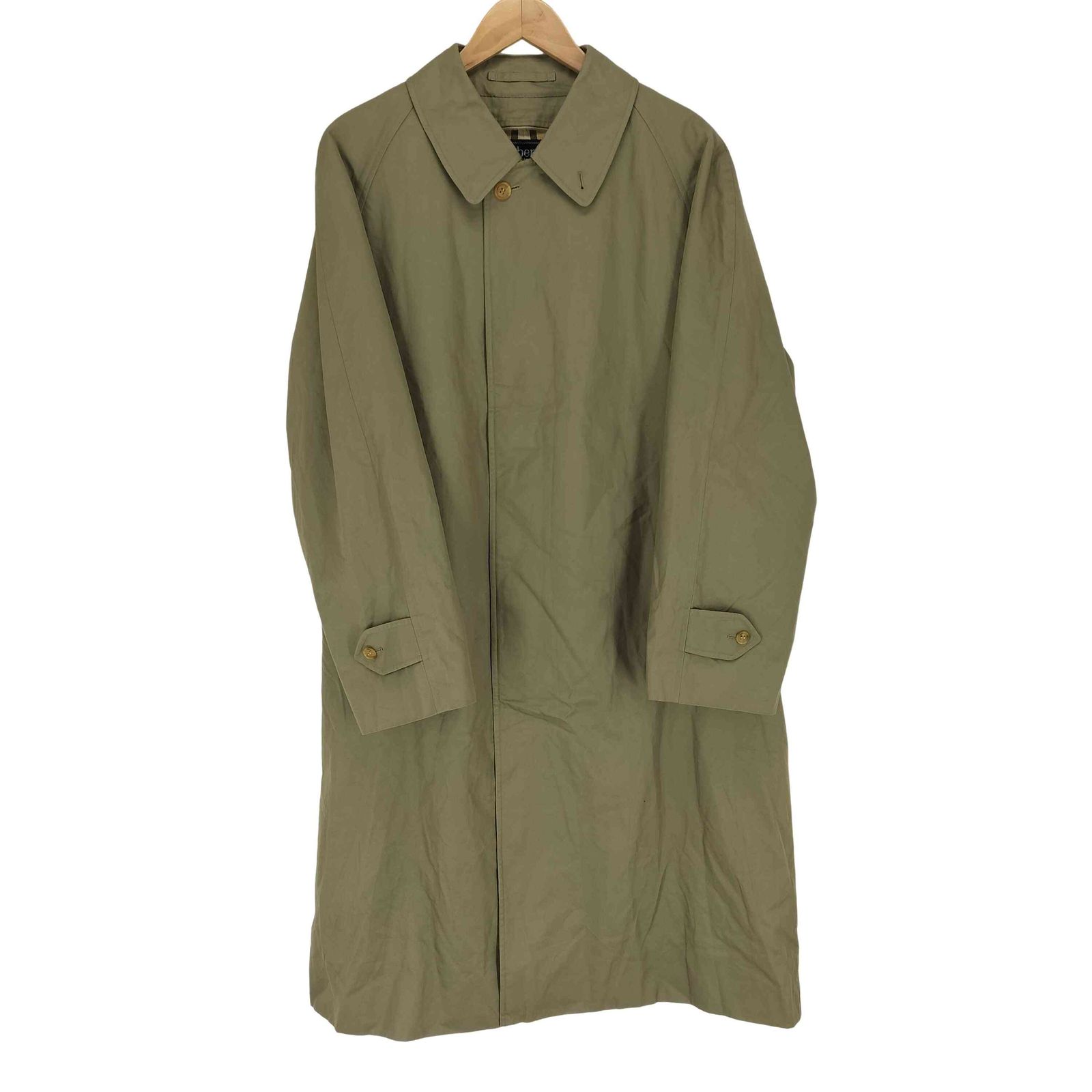 バーバリーズ BURBERRYS 裏地ノバチェック ステンカラーコート メンズ