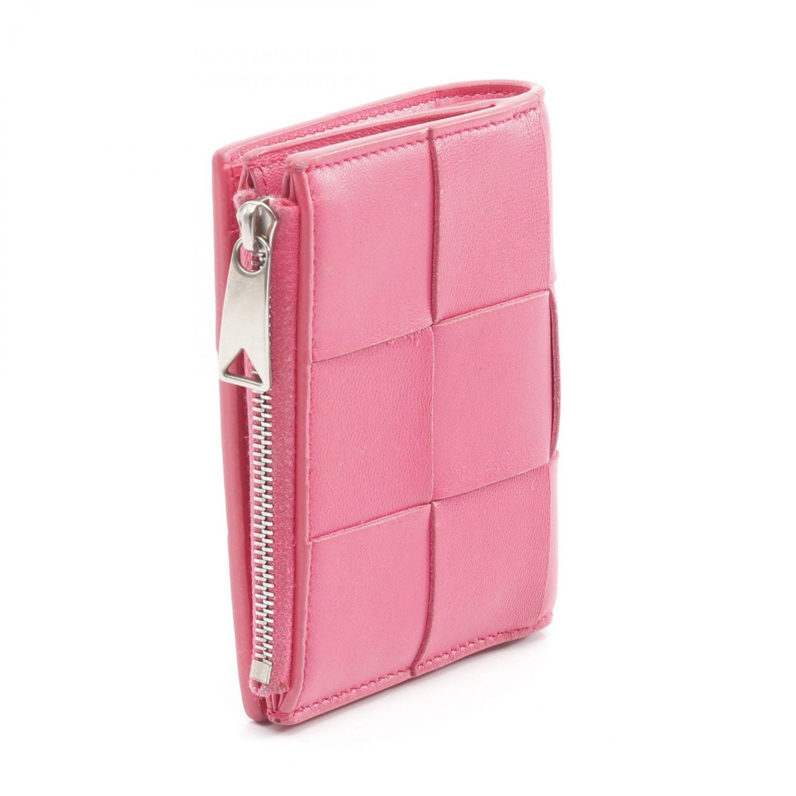 ボッテガ・ヴェネタ ピンク 二つ折り財布 BOTTEGA VENETA(ボッテガ