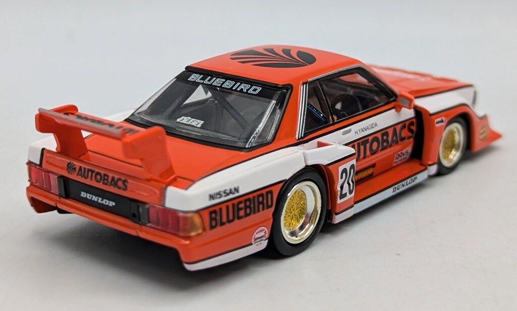 トミーテック　オートバックス ブルーバード スーパーシルエット(1983年仕様) オートバックス ブルーバード スーパーシルエット（83年 橙