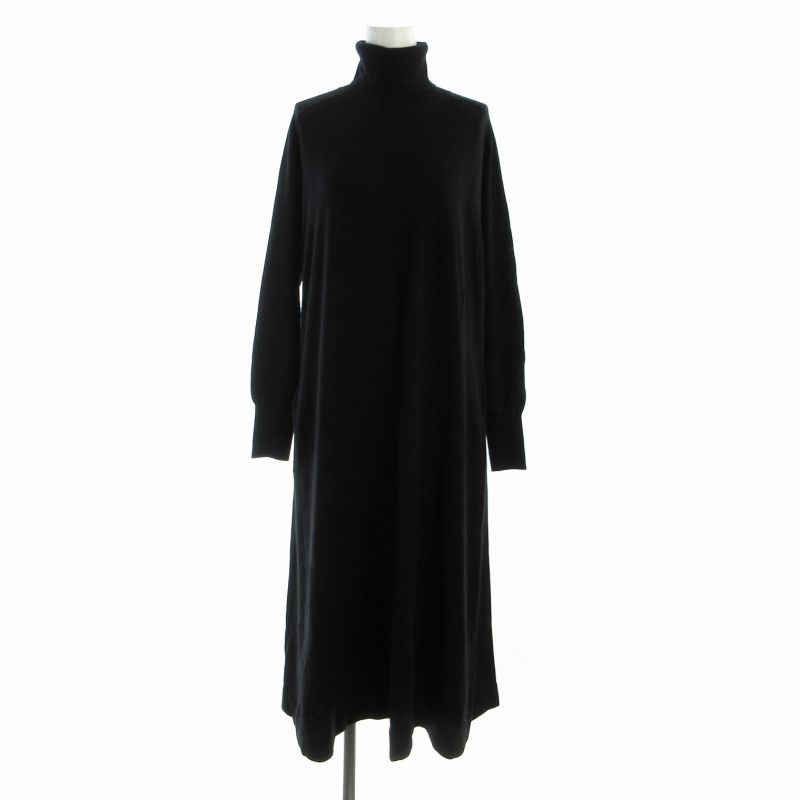 シンメ SINME Turtle Knit One piece-BLACK ニット セーター 