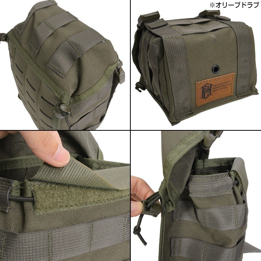 ナイロン装備 2QT CANTEEN High Speed Gear ボトル⁄マグポーチ 2QT