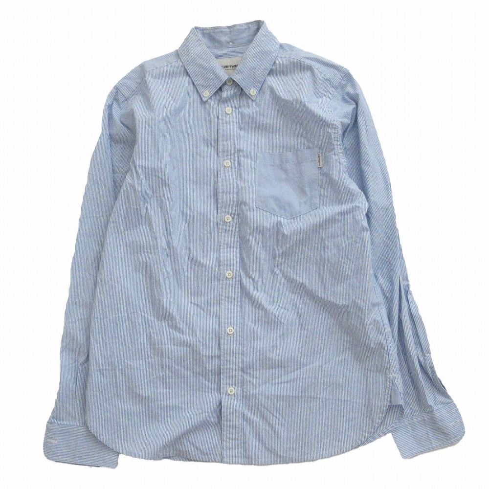 CARHARTT ストライプシャツ Lサイズ Carhartt ストライプ 長袖シャツ Lサイズ