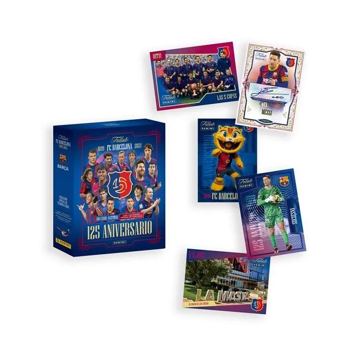  日本未発売 1 Box PANINI Tributo FC Barcelona 125 Aniversario 12 ワールドサッカー サッカー