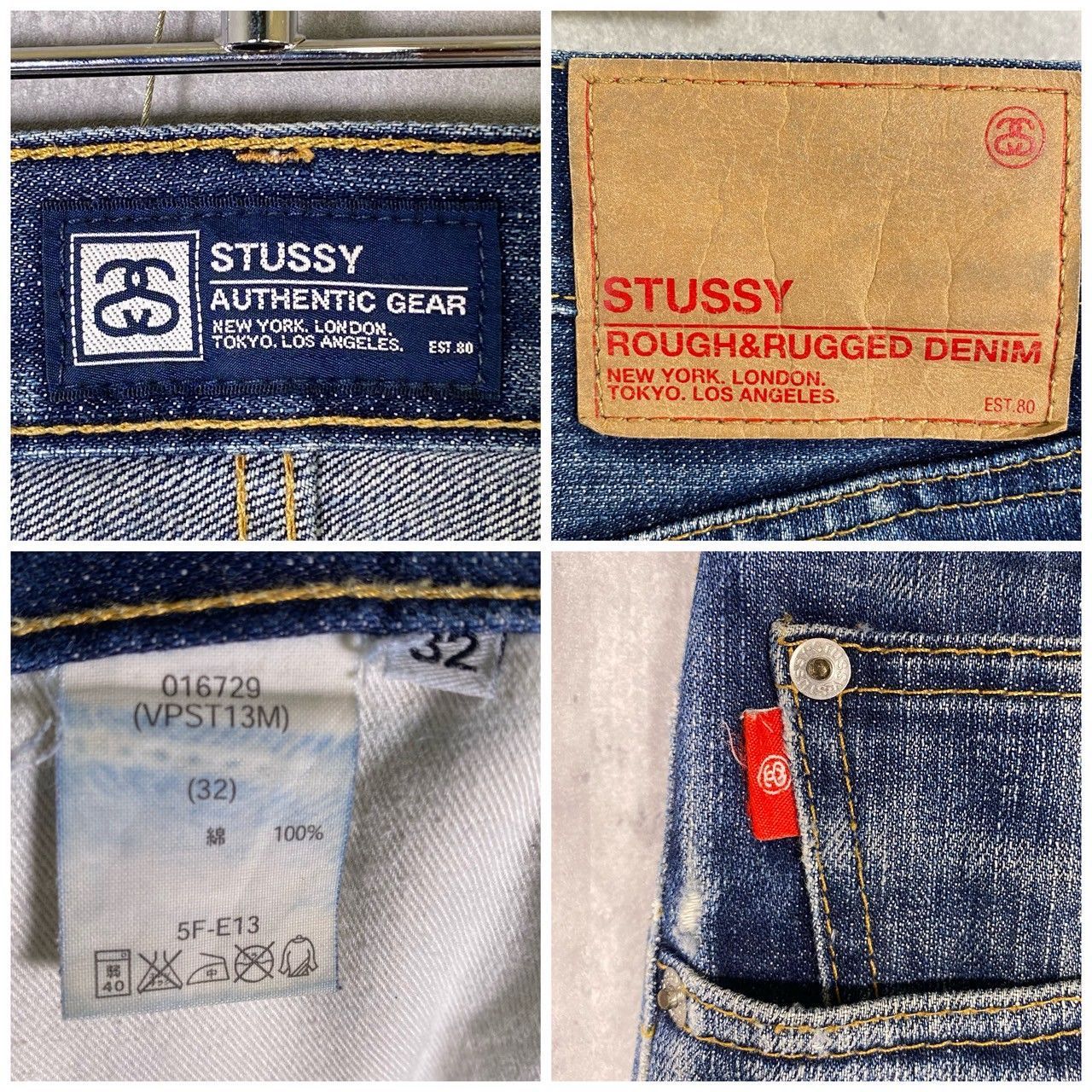 STUSSY』 ステューシー (32) ストレートデニムパンツ - メルカリ