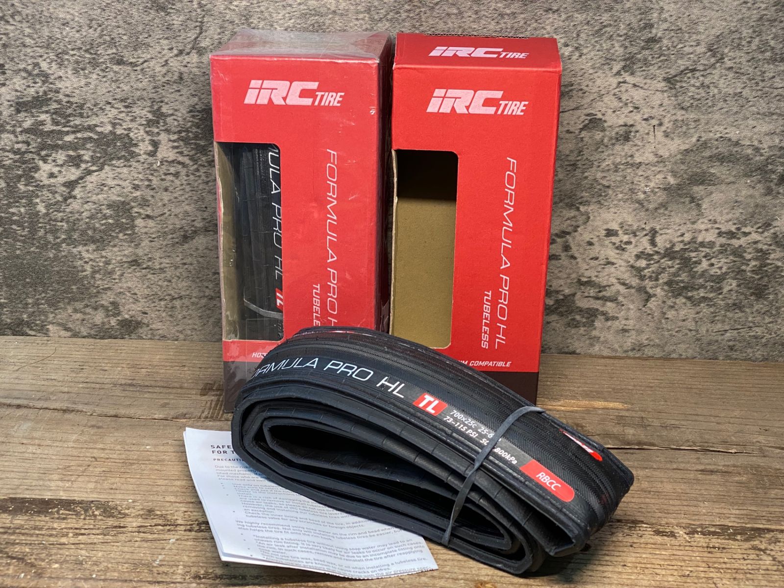 JI071 iRC FORMULA PRO HL TL タイヤ チューブレス 700x25C セット