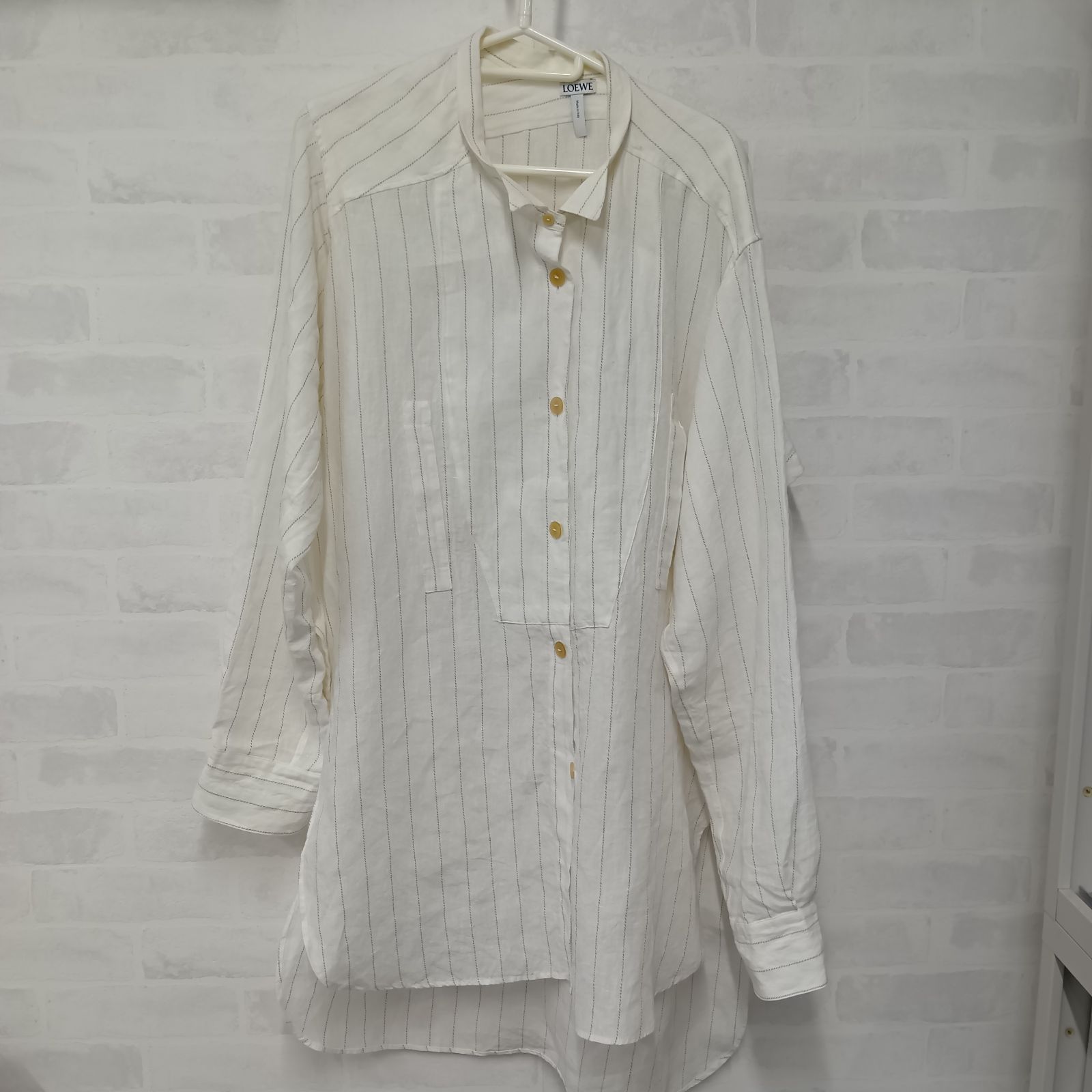 LOEWE]ロエベ シャツワンピース ワンピース M リネン ゆったり