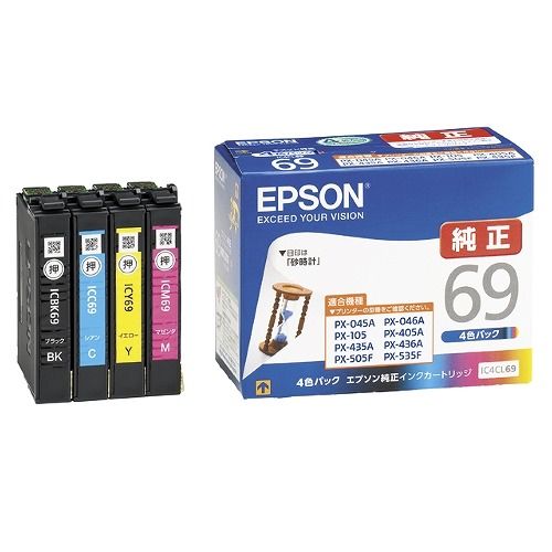 新品 エプソン EPSON 純正インクカートリッジ IC4CL69 4色パック